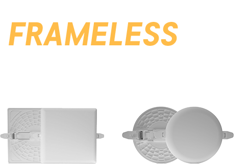 frameless adjustable downlight 