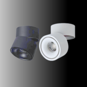Cerpot surface mount foldable downlight