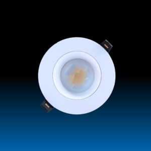 13W Dimmable LED Fresnel Anti-Glare Downlight White