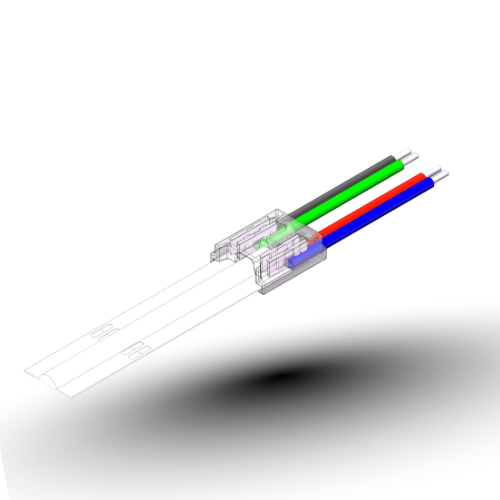 4 PIN Cable to strip RGB Connector 10mm 1 PCs - Image 4