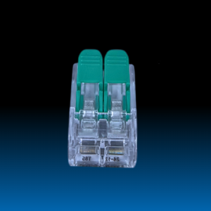 Wire Quick Connectors 2 Pole 4MM Green