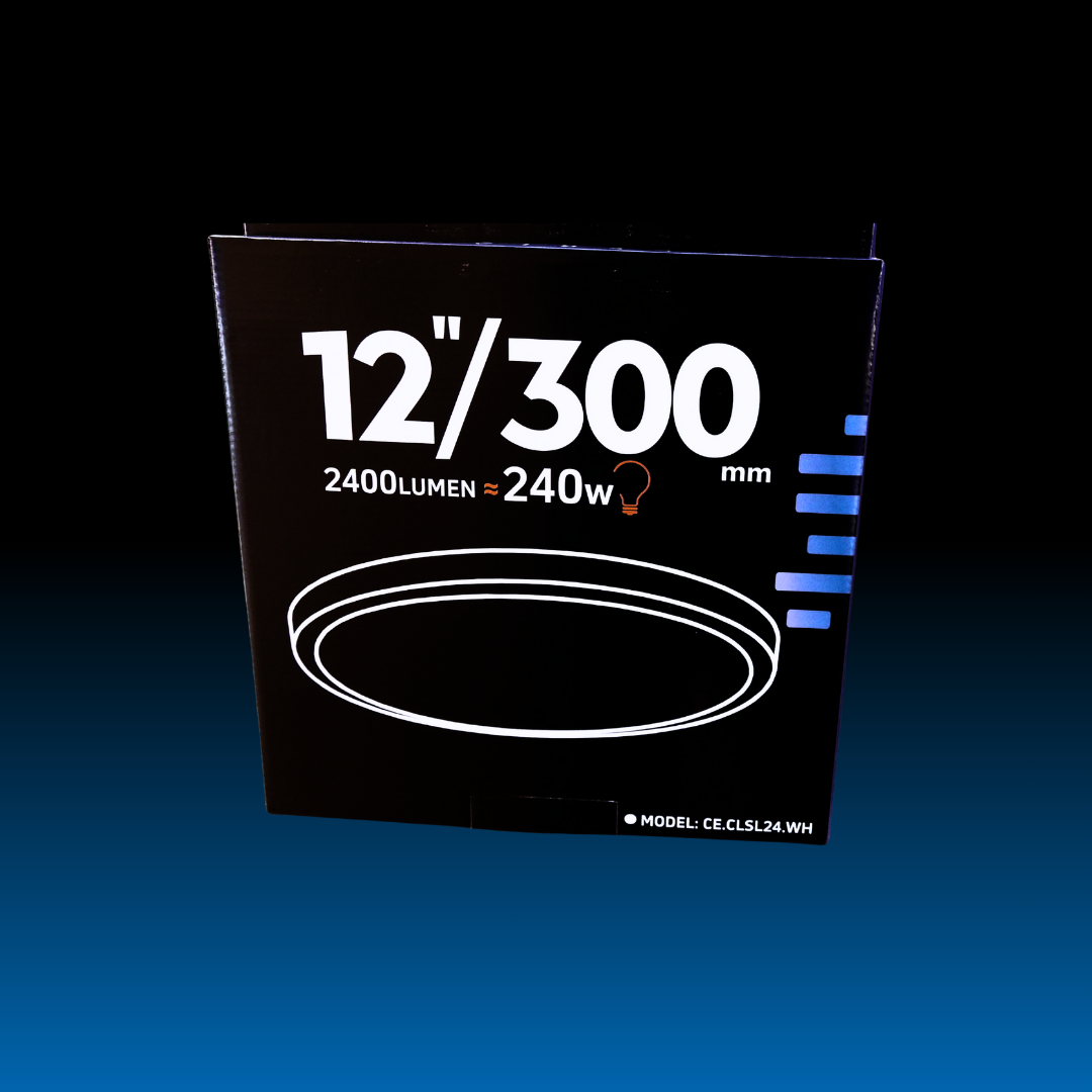 24W White Surface-Mount LED Ceiling Light - Image 5