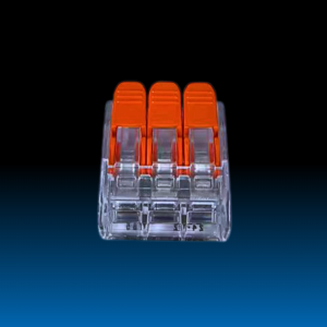 Wire Quick Connectors 3 Pole 4MM Red