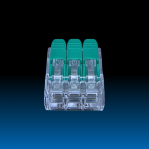 Wire Quick Connectors 3 Pole 4MM Green