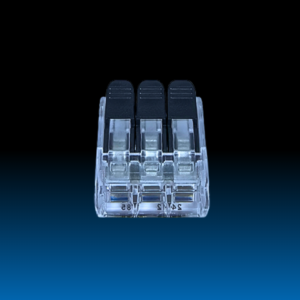 Wire Quick Connectors 3 Pole 4MM Black