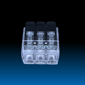 Wire Quick Connectors 3 Pole 6MM Black
