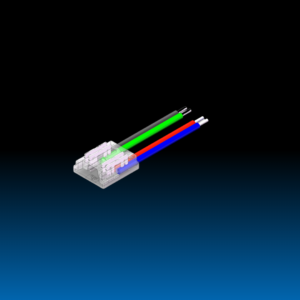 4 PIN Cable to strip RGB Connector 10mm 1 PCs