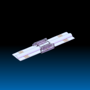 4 PIN Strip To Strip RGB Connector 10mm 1 PCs