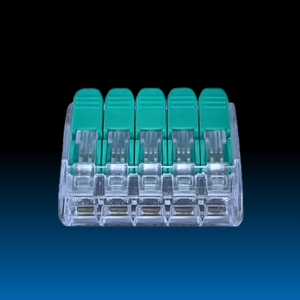 Wire Quick Connectors 5 Pole 4MM Green