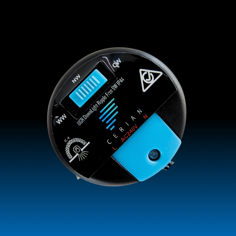 Alaatree-UG 9W Recessed Black LED Downlight - Image 3