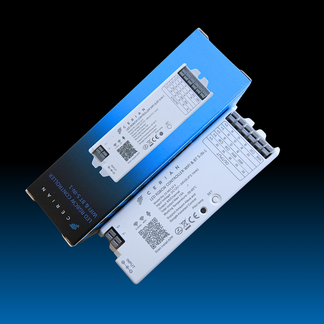 LED RGBCW STRIP LIGHT SMART CONTROLLER - Image 3