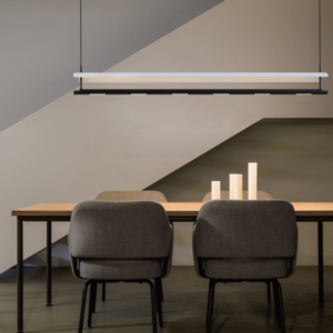 85W Diffuse D Large LED Linear Chandelier