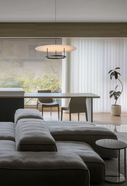 Sunset LED Pendant Light | 87W Smart Dimmable | Sand White & Sand Black