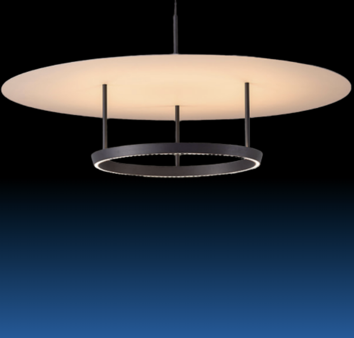 Sunset LED Pendant Light | 87W Smart Dimmable | Sand White & Sand Black - Image 3