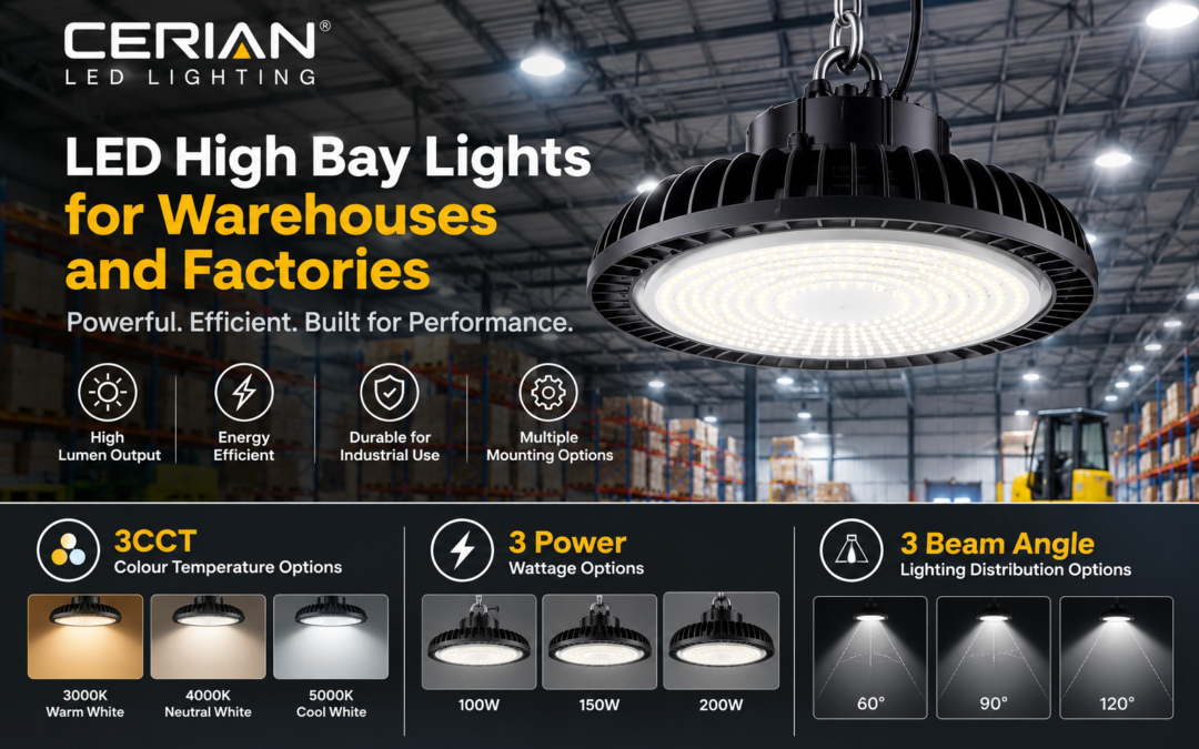 How to Choose LED High Bay Lights for Warehouses and Factories